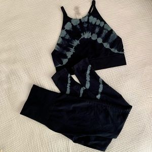 Joy Lab for Target navy tie-dye seamless set